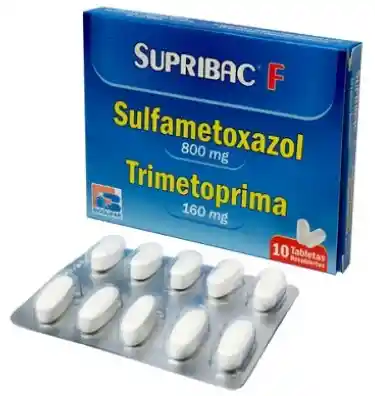 Supribac (sulfametoxazol 800 Mg/ Trimetoprim 160 Mg) Caja