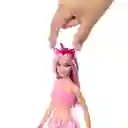 Muñeca Barbie Fantasía Unicornio Falda De Ensueño Rosa