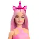 Muñeca Barbie Fantasía Unicornio Falda De Ensueño Rosa