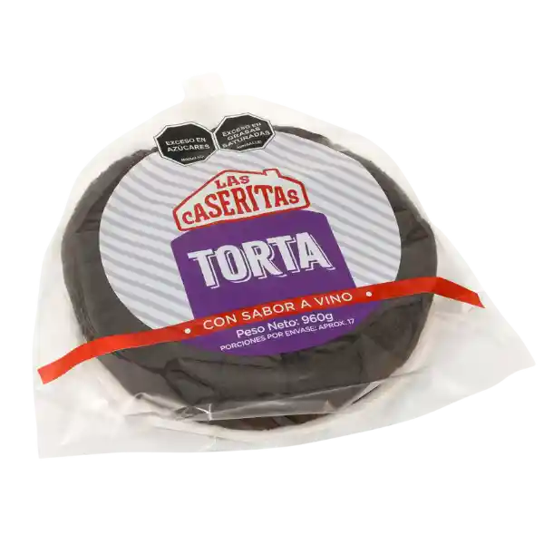 Torta Sabor A Vino Empaque Individual 960g