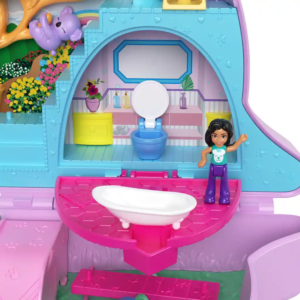 Muñeca Polly Pocket Compacto De Bolsa De Canguro