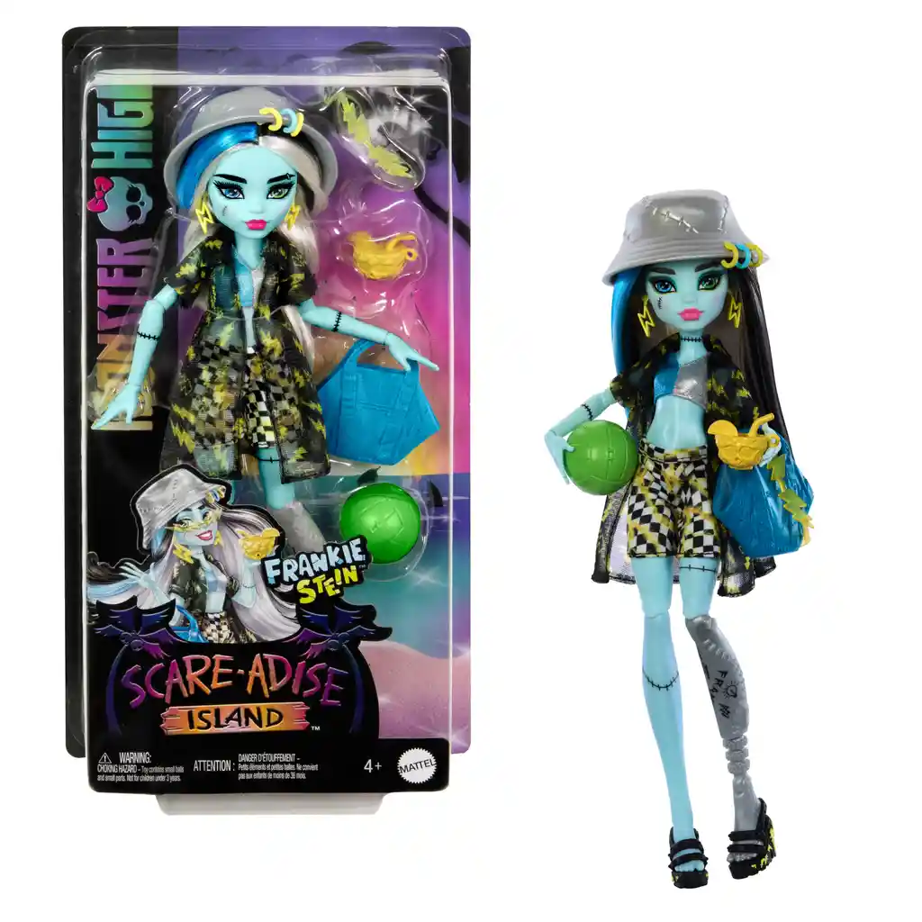 Muñeca Monster High Isla Del Terror Frankie