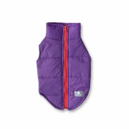 Chaleco Xs Morado Cremallera