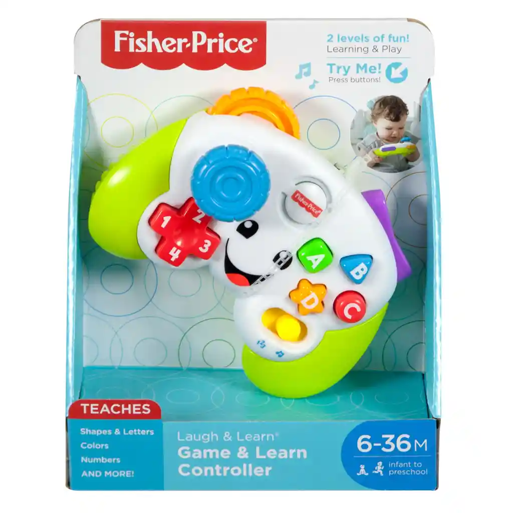 Fisher Price Ríe Y Aprende Control Juega Y Aprende Conmigo