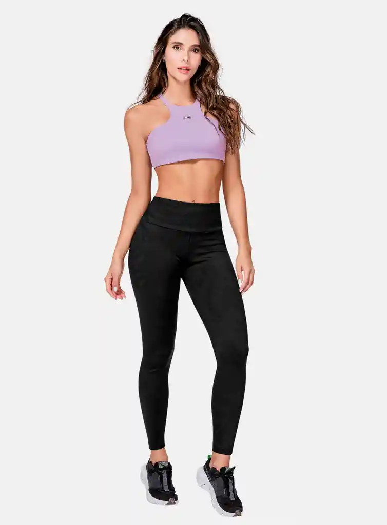 Leggins Deportivo Mujer En Tela Jacquard Con Push Up Talla Única