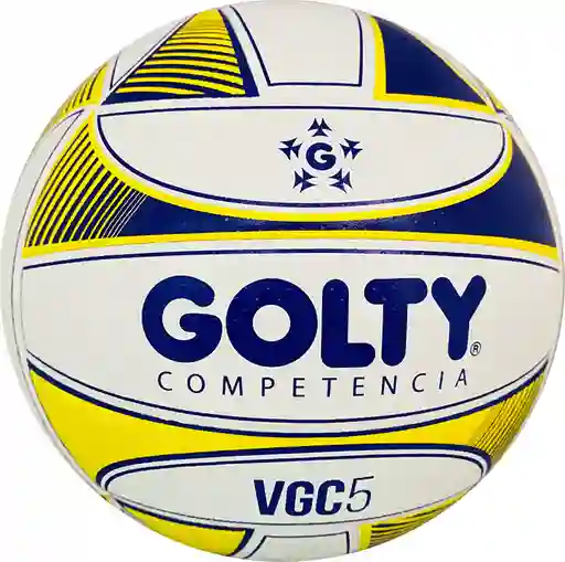 Balón De Voleibol #5 Golty Competition Strong Laminado/ Amarillo - Morado