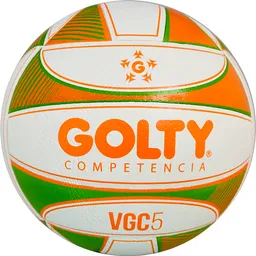 Balón De Voleibol #5 Golty Competition Strong Laminado/ Verde - Naranja