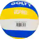 Balón De Voleibol #5 Golty Pro Vgpro5 Indoor, Outdoor/ Amarillo - Azul