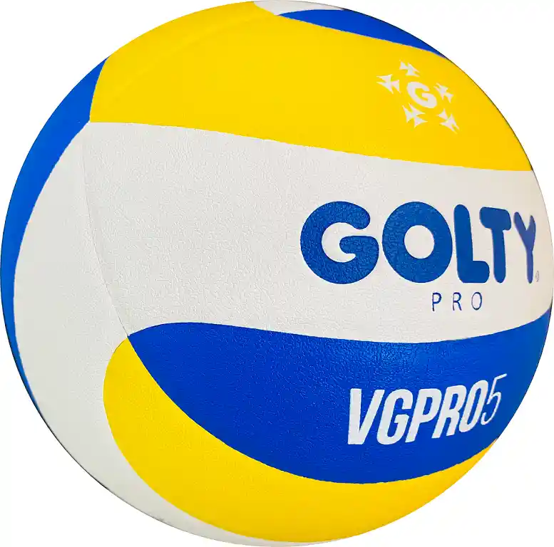 Balón De Voleibol #5 Golty Pro Vgpro5 Indoor, Outdoor/ Amarillo - Azul