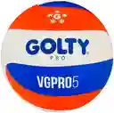 Balón De Voleibol #5 Golty Pro Vgpro5 Indoor, Outdoor/ Naranja - Azul