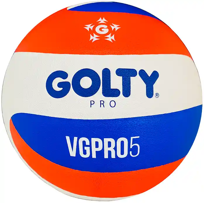 Balón De Voleibol #5 Golty Pro Vgpro5 Indoor, Outdoor/ Naranja - Azul