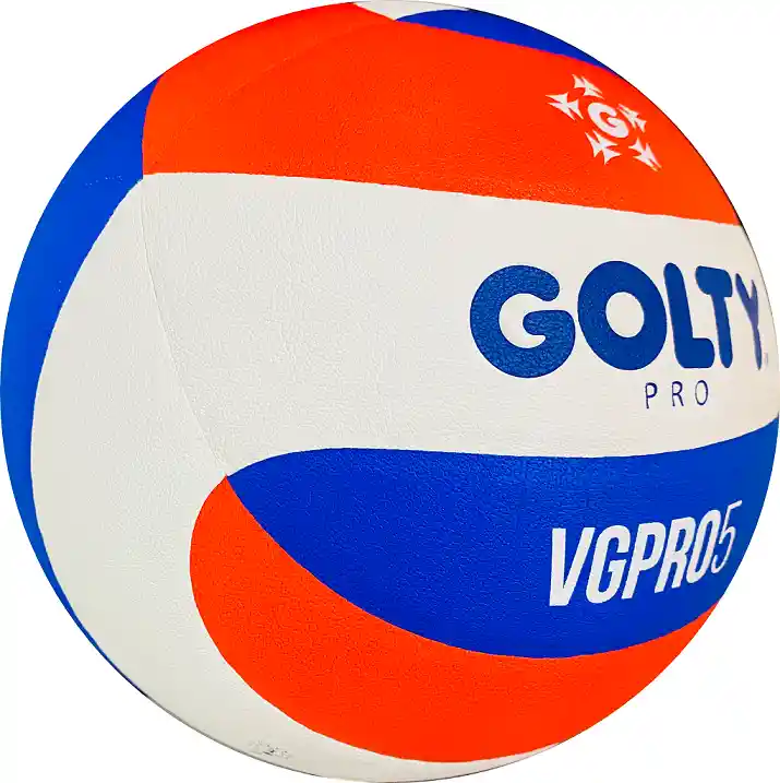 Balón De Voleibol #5 Golty Pro Vgpro5 Indoor, Outdoor/ Naranja - Azul