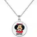 Collar Mafalda Comic Mujer Detalle + Estuche