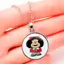 Collar Mafalda Comic Mujer Detalle + Estuche