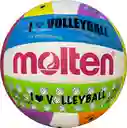 Balón De Voleibol #5 Molten Cosido A Máquina Ms500/ I Love Playa