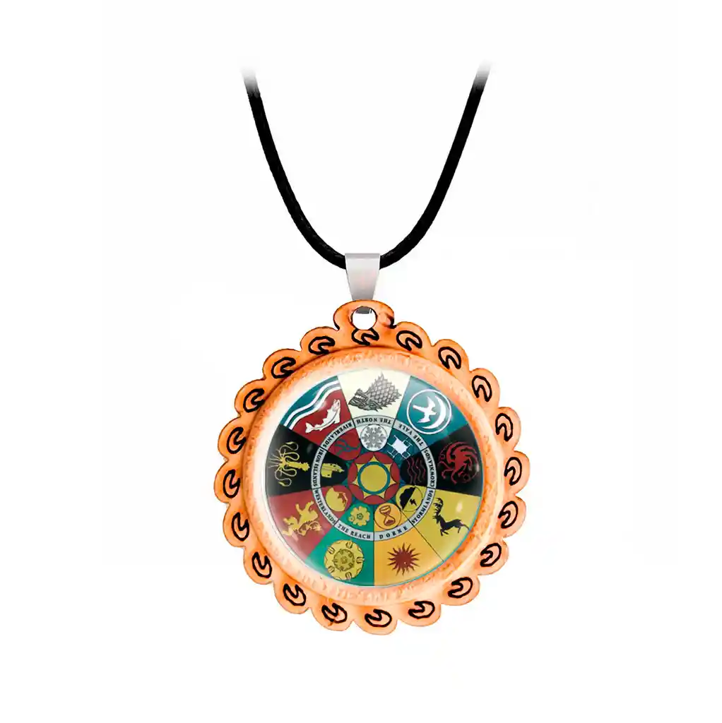 Collar Juego De Tronos Casas Unisex Detalle + Estuche
