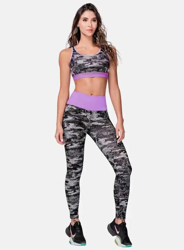 Leggins Deportivo Mujer Sublimado Talla Única