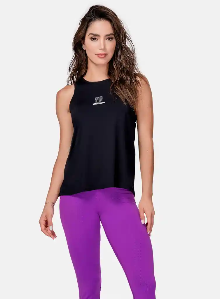 Blusa Deportiva Mujer Con Corte En Malla Y Sesgos En Contraste Talla Única