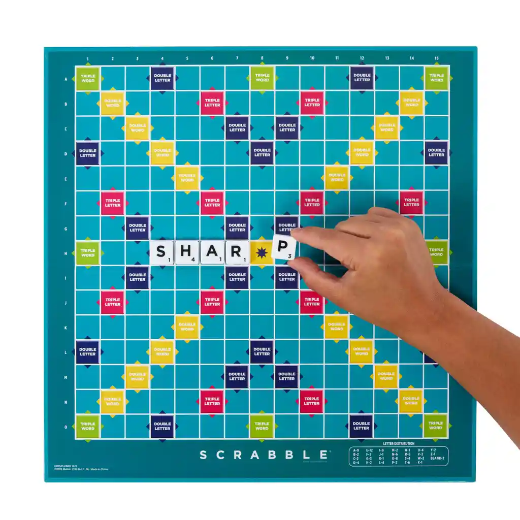 Juego De Mesa Scrabble 2 En 1 Colaborativo