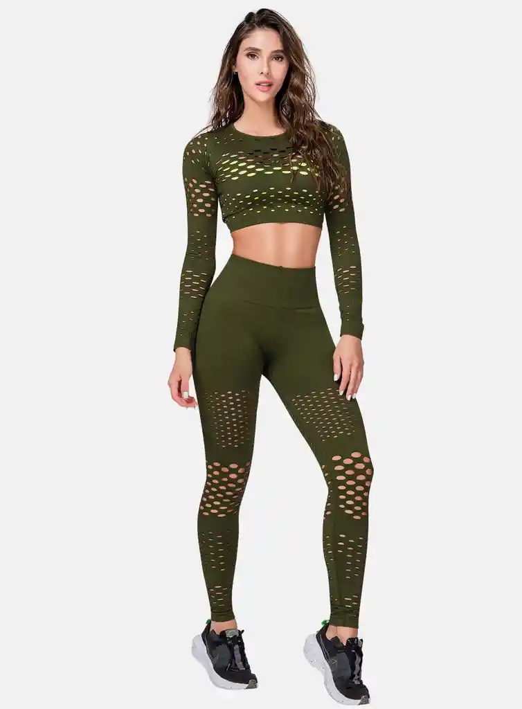 Leggins Deportivo Mujer Sin Costuras Talla Única