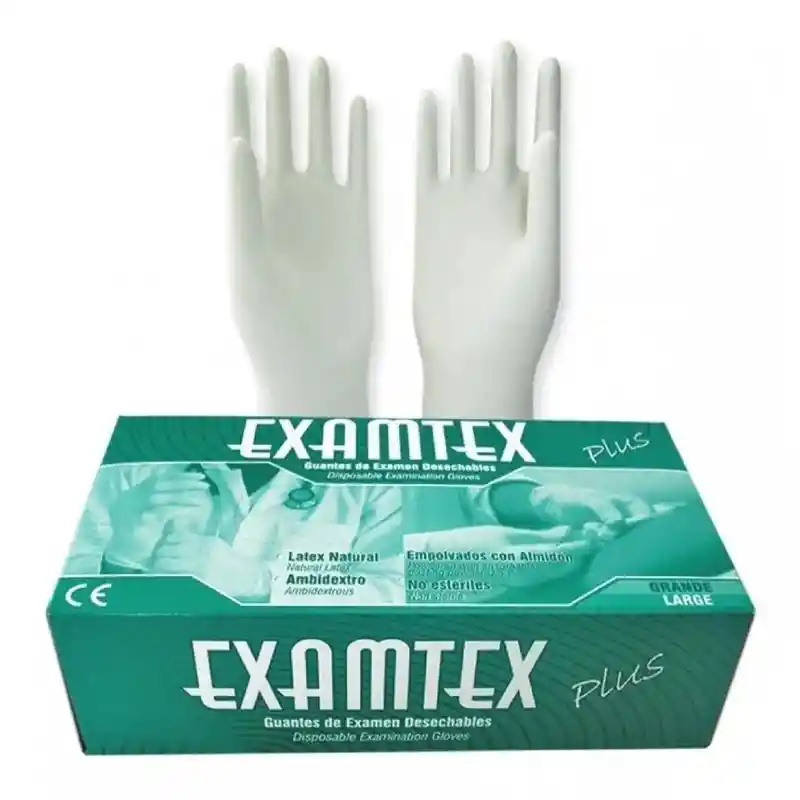Caja De Guantes Latex Talla S