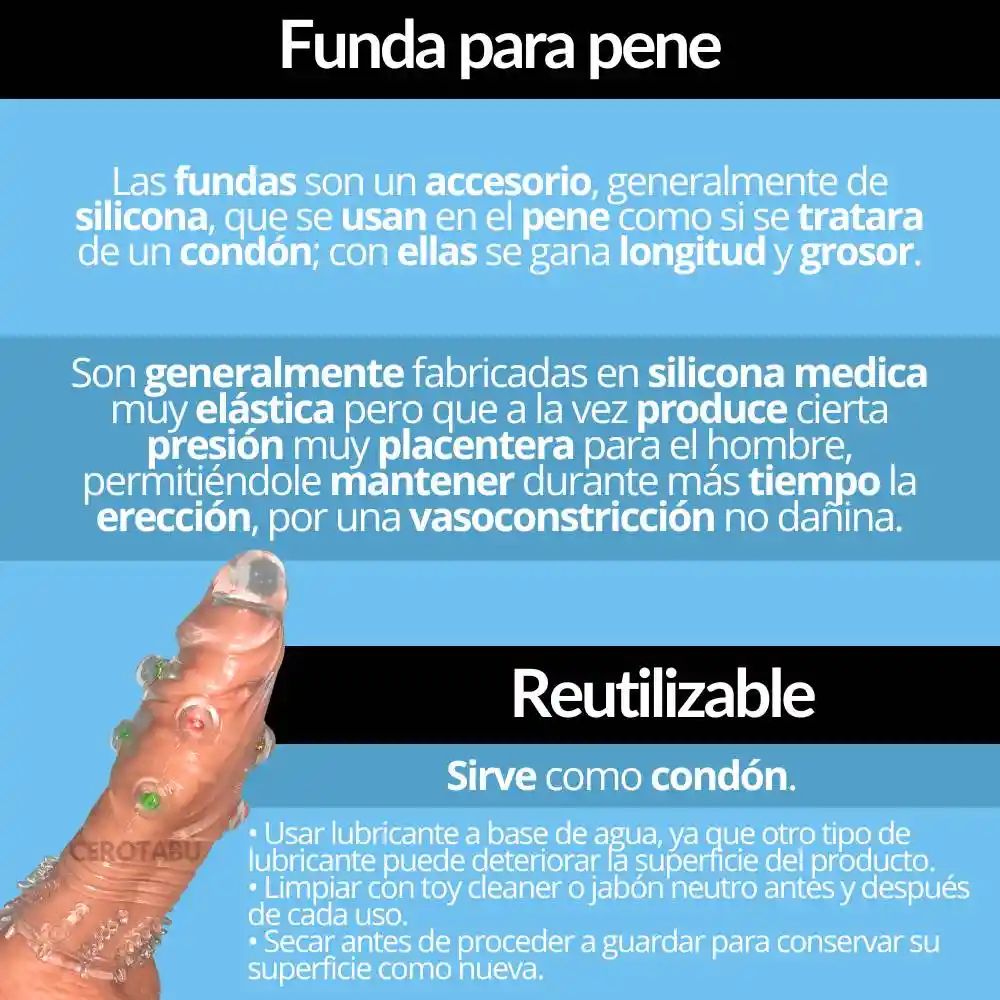 Fundas Para Pene Texturizadas