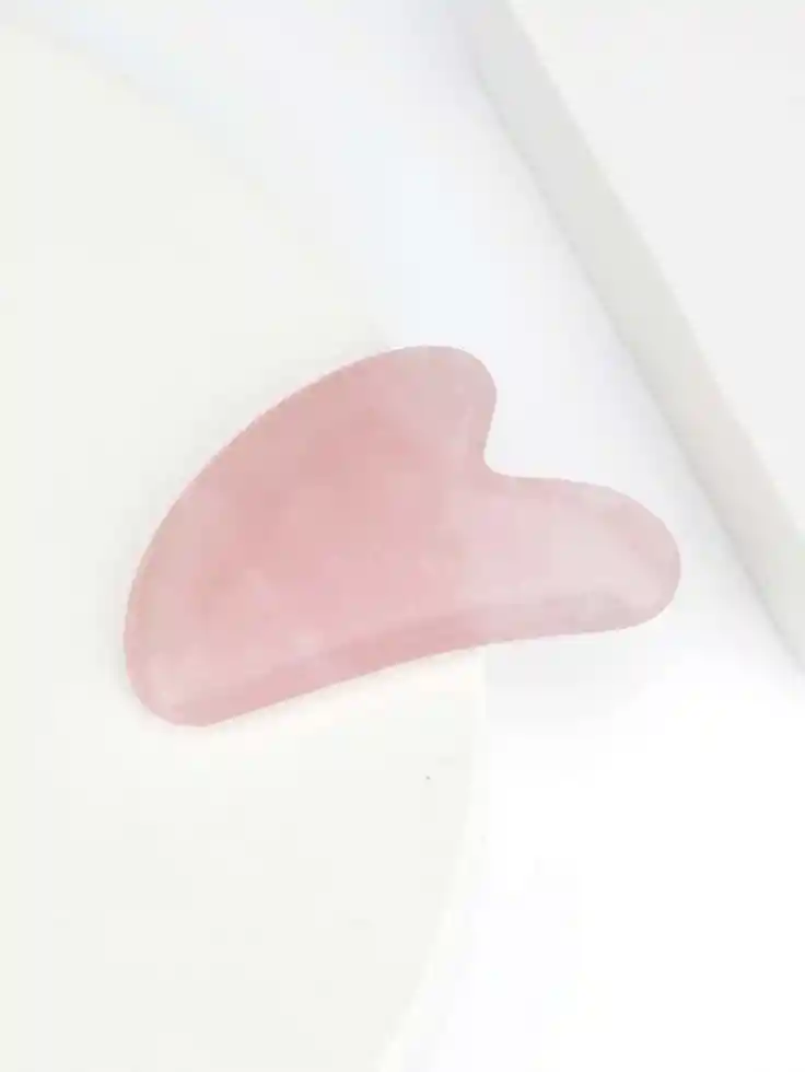 Gua Sha Facial Cuarzo Rosa