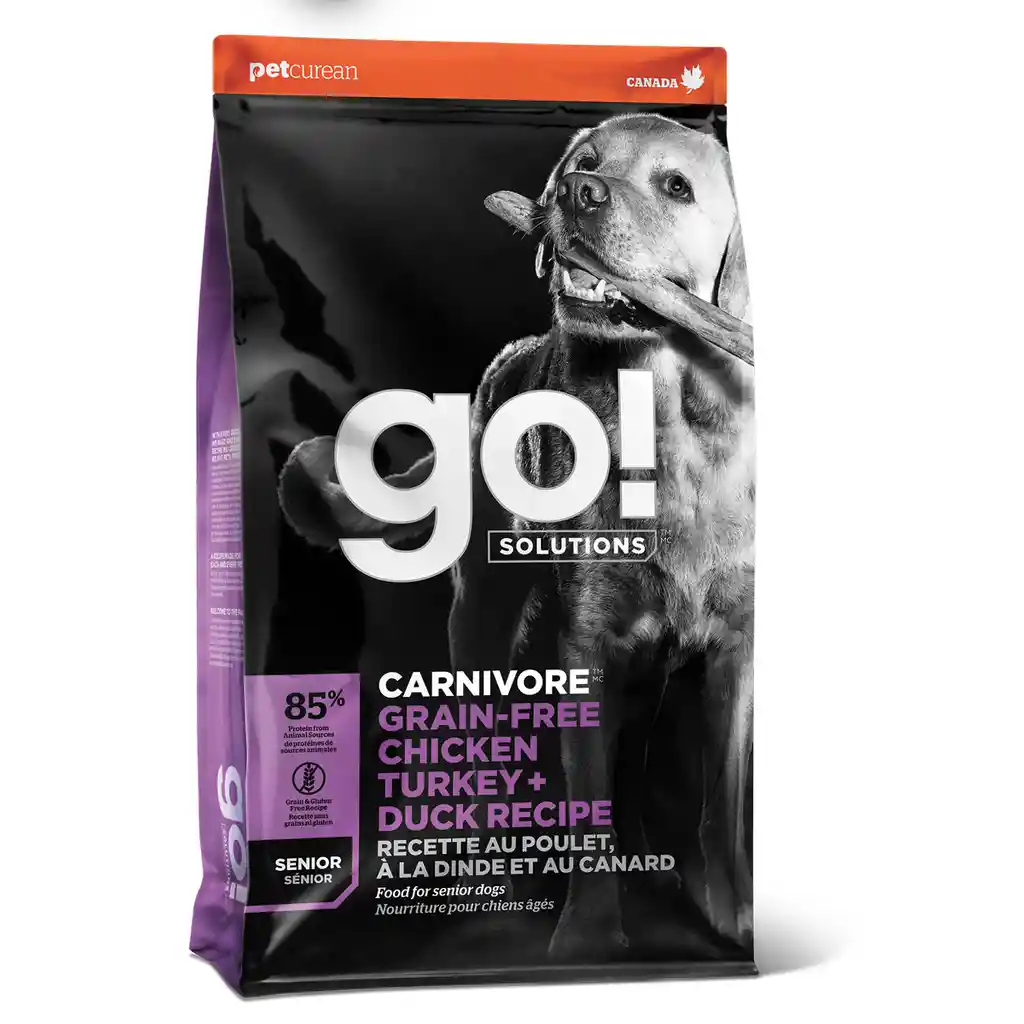 Go! Senior Carnivor S/grano Pollo Pavo Pato 5.4