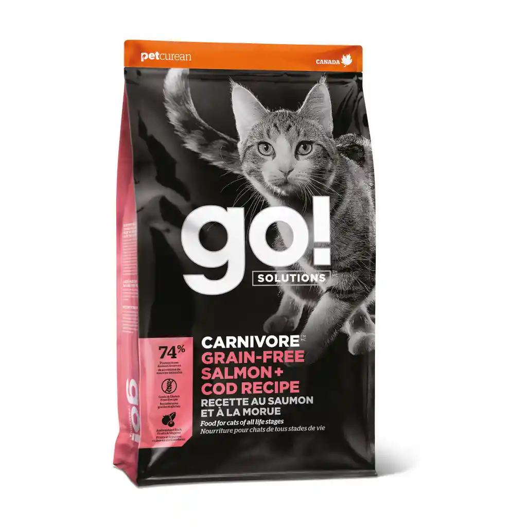 Go! Gato Adulto Carnivor S/grano Salmobacala 1.4