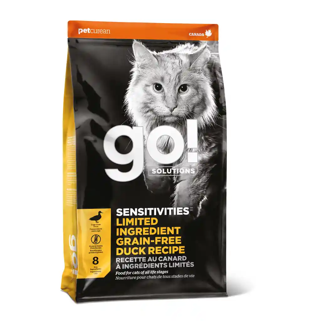 Go! Gato Adulto Sensibilidad S/grano Pato 1.4kg