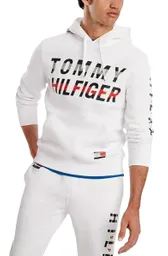 Buzo Hombre Tommy Hilfiger Estampado Capota 100 Original