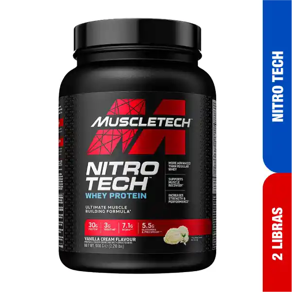 Nitrotech 2 Libras Vainilla - Muscletech