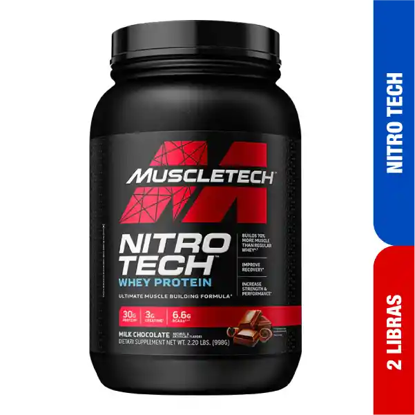 Nitrotech 2 Libras Chocolate - Muscletech