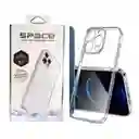 Estuche Transparente Space Para Iphone 15 Pro Max Con Proteccion Camara