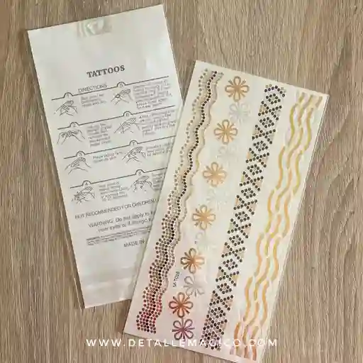 Tatuaje | Brillo Glamuroso - Tattoo Adhesivo Temporal