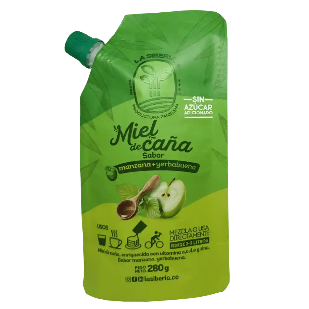 Miel De Caña Manzana Yerbabuena