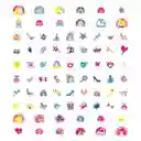 Set De Arte De Stickers Para Uñas Princesas Niños Niñas