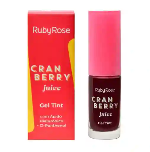 Gel Tint Tono Cranberry Juice Tinta De Labios Ruby Rose