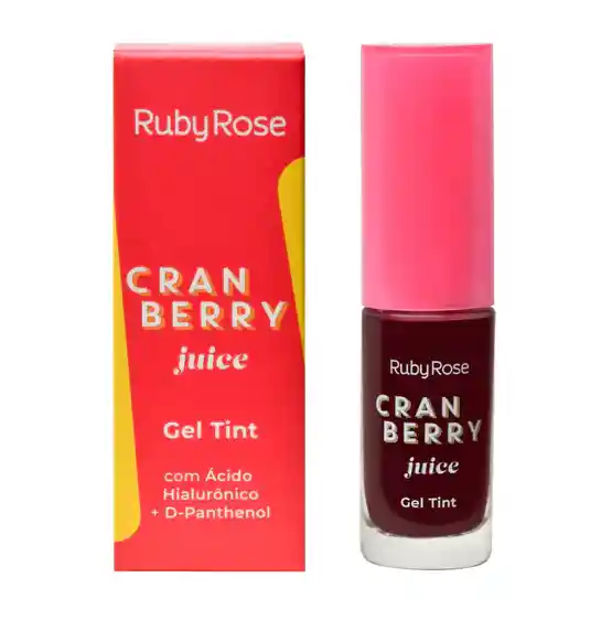 Gel Tint Tono Cranberry Juice Tinta De Labios Ruby Rose