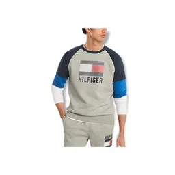 Buzo Hombre Tommy Hilfiger Logo Cuello Redondo - Gris / M