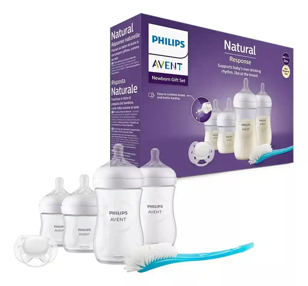 Set Biberones Recien Nacido Avent Natural Response