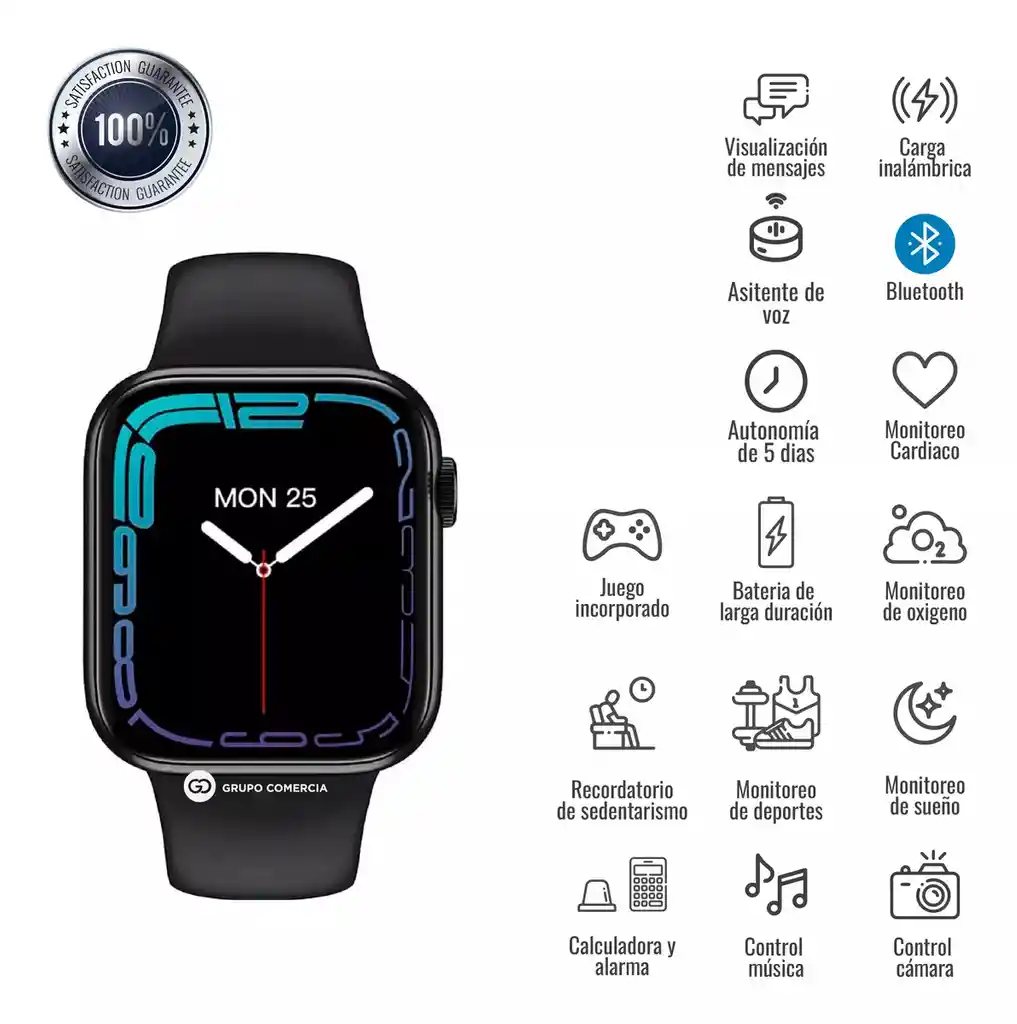Smart Watch X2 Ultra Accesorios Carga Inalámbrica 48/49mm