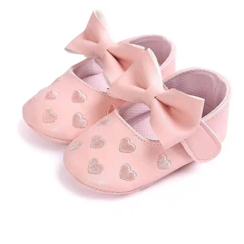 Zapatos Para Bebe Zapaticos Suela Blanda 6-12 M 12 Cm Niña