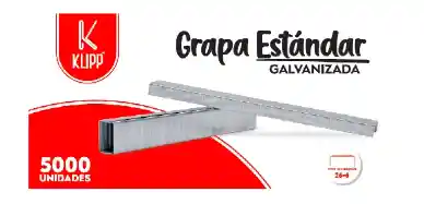 Grapas Standard / Ganchos Grapadora Galvanizada Klipp