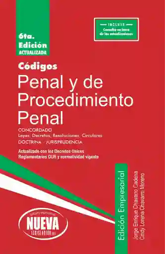 Código Penal Y De Procedimiento Penal 6ta Edición