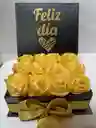 Rosas Amarillas Caja Fina ( Día De La Madre)