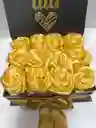 Rosas Amarillas Caja Fina ( Día De La Madre)