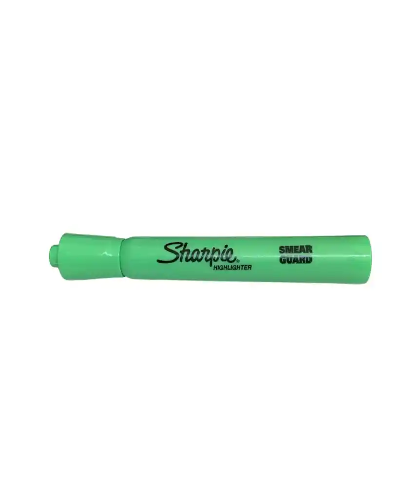 Resaltador Sharpie Color Verde Pastel