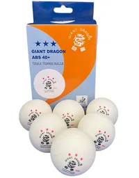 Bolas Para Ping Pong Miyagi 3 Estrellas X6 Unidades/ Blancas