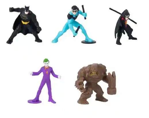 Batman Pack X 5 Mini Figuras De Acción